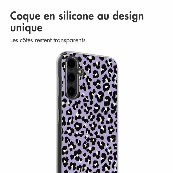 imoshion Coque Design Samsung Galaxy A15 (5G) - Leopard Lilac