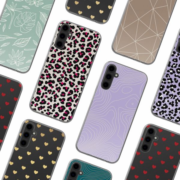 imoshion Coque Design Samsung Galaxy A14 (5G) - Leopard Pink