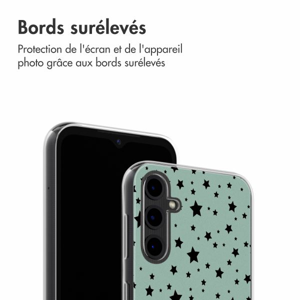 imoshion Coque Design Samsung Galaxy A14 (5G) - Stars Mint