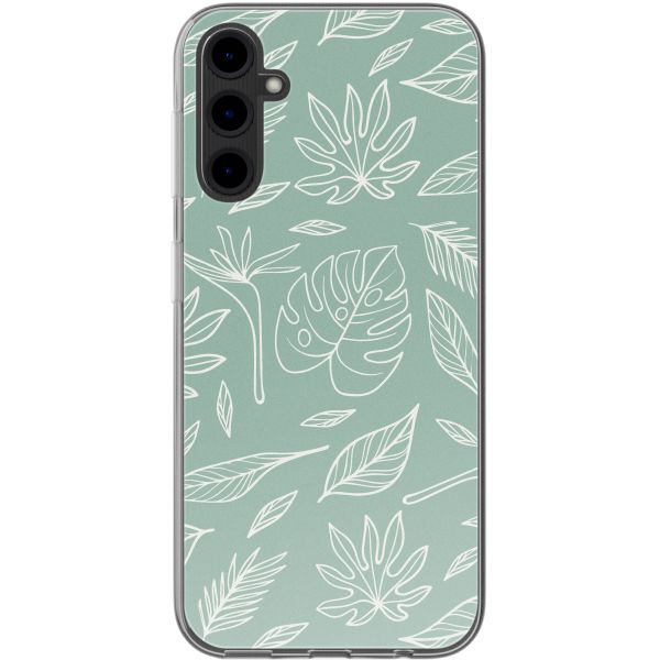 imoshion Coque Design Samsung Galaxy A14 (5G) - Leaves Line-Art