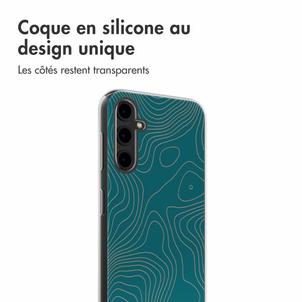 imoshion Coque Design Samsung Galaxy A14 (5G) - Topo Turquoise