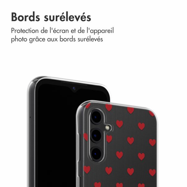 imoshion Coque Design Samsung Galaxy A14 (5G/4G) - Red Hearts