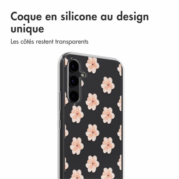 imoshion Coque Design Samsung Galaxy A34 (5G) - Floral Peach