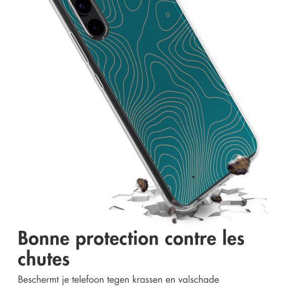 imoshion Coque Design Samsung Galaxy A34 (5G) - Topo Turquoise