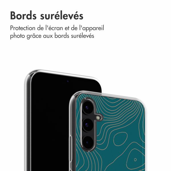 imoshion Coque Design Samsung Galaxy A34 (5G) - Topo Turquoise