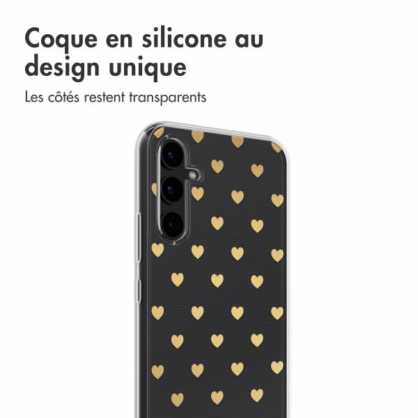 imoshion Coque Design Samsung Galaxy A34 (5G) - Golden Hearts