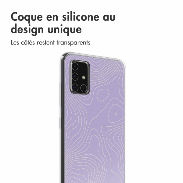 imoshion Coque Design Samsung Galaxy A51 - Topo Lilac