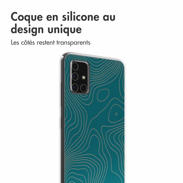 imoshion Coque Design Samsung Galaxy A51 - Topo Turquoise