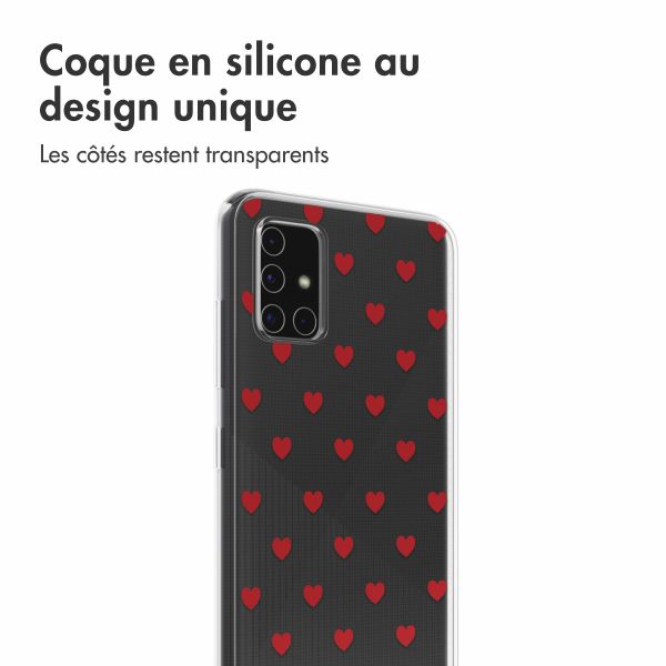 imoshion Coque Design Samsung Galaxy A51 - Red Hearts