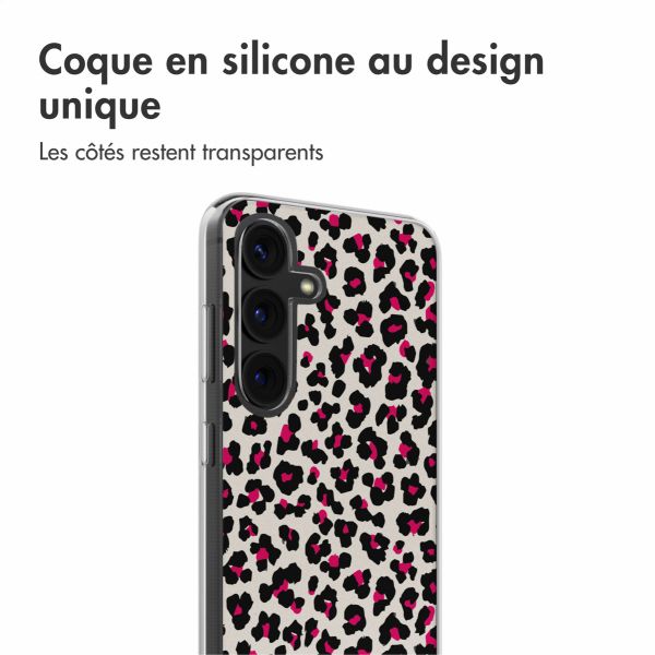 imoshion Coque Design Samsung Galaxy S24 - Leopard Pink