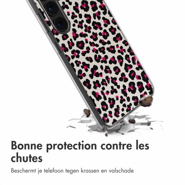 imoshion Coque Design Samsung Galaxy S24 - Leopard Pink