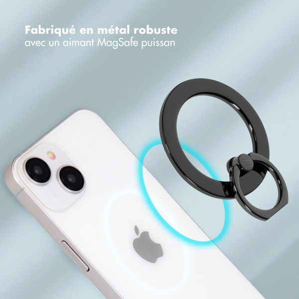 Selencia Bague téléphone MagSafe - Noir