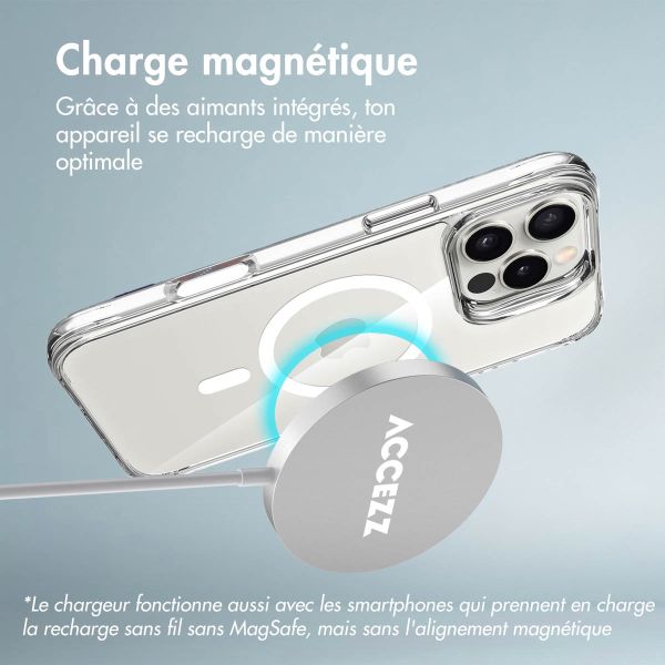 Accezz Chargeur MagSafe sans fil USB-C - 1 mètre - Blanc