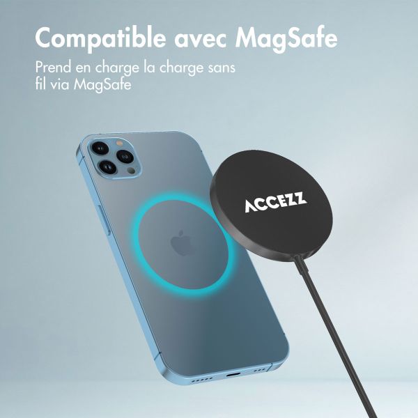 Accezz Chargeur MagSafe sans fil USB-C - 1 mètre - Noir