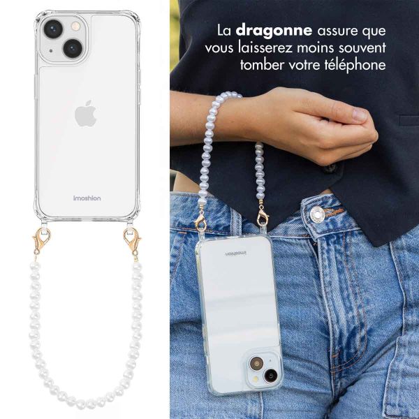 imoshion Coque avec dragonne + ﻿bracelet iPhone 13 - Perles