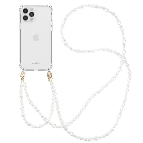 imoshion Coque avec dragonne + ﻿bracelet iPhone 12 (Pro) - Perles cœurs