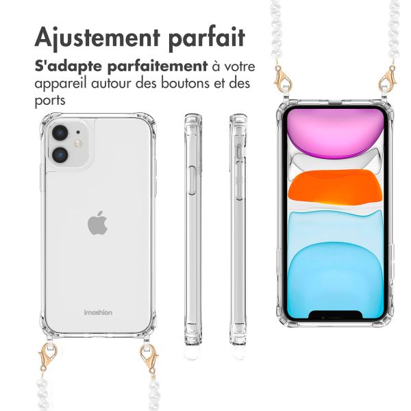 imoshion Coque avec dragonne + ﻿bracelet iPhone 11 - Perles