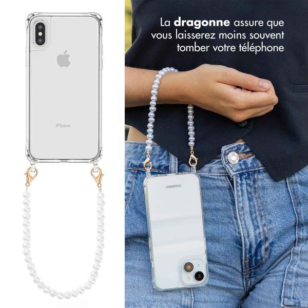 imoshion Coque avec dragonne + ﻿bracelet iPhone X / Xs - Perles