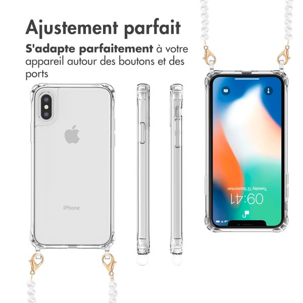 imoshion Coque avec dragonne + ﻿bracelet iPhone X / Xs - Perles