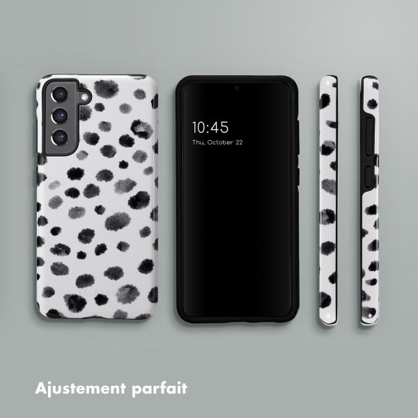 Selencia Coque arrière Vivid Samsung Galaxy S21 FE - Trendy Leopard