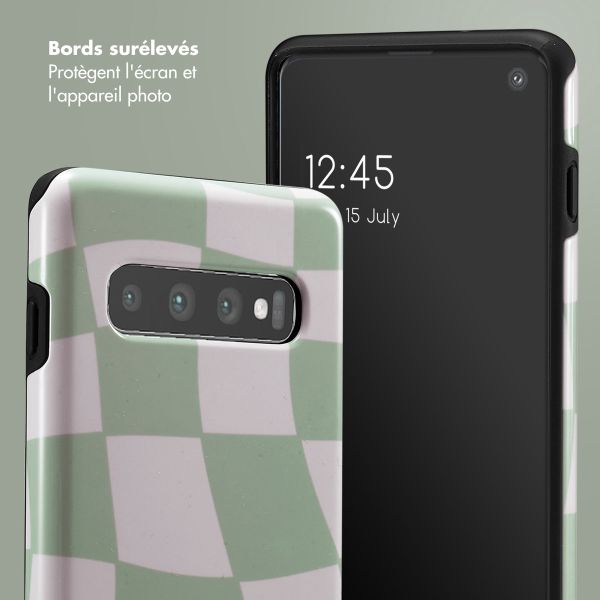 Selencia Coque arrière Vivid Samsung Galaxy S10 - Groovy Sage Green