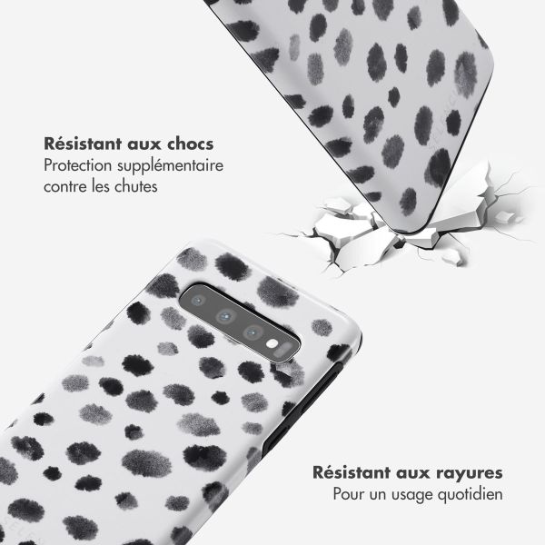 Selencia Coque arrière Vivid Samsung Galaxy S10 - Trendy Leopard