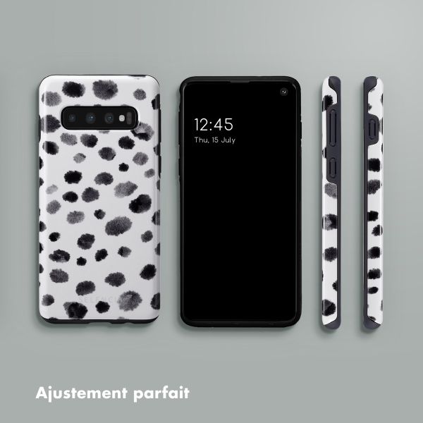 Selencia Coque arrière Vivid Samsung Galaxy S10 - Trendy Leopard