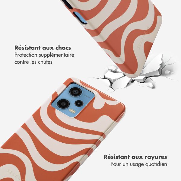 Selencia Coque arrière Vivid Xiaomi Redmi Note 12 Pro - Dream Swirl Orange