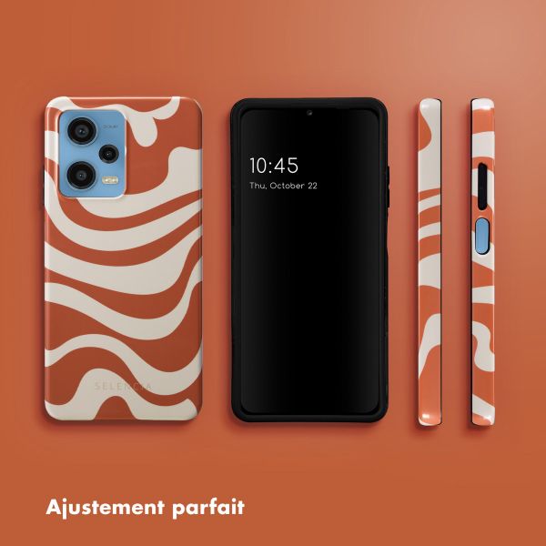 Selencia Coque arrière Vivid Xiaomi Redmi Note 12 Pro - Dream Swirl Orange