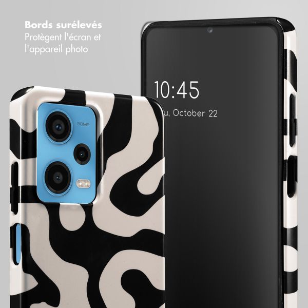 Selencia Coque arrière Vivid Xiaomi Redmi Note 12 Pro - Art Wave Black