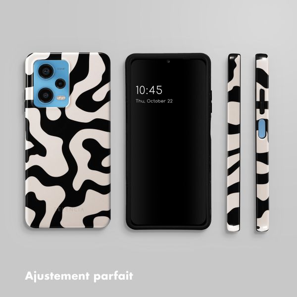 Selencia Coque arrière Vivid Xiaomi Redmi Note 12 Pro - Art Wave Black