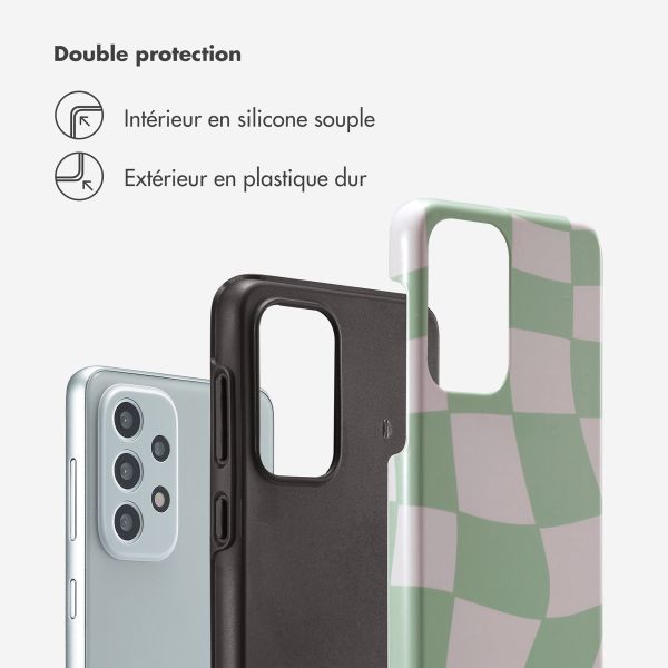 Selencia Coque arrière Vivid Samsung Galaxy A33 - Groovy Sage Green