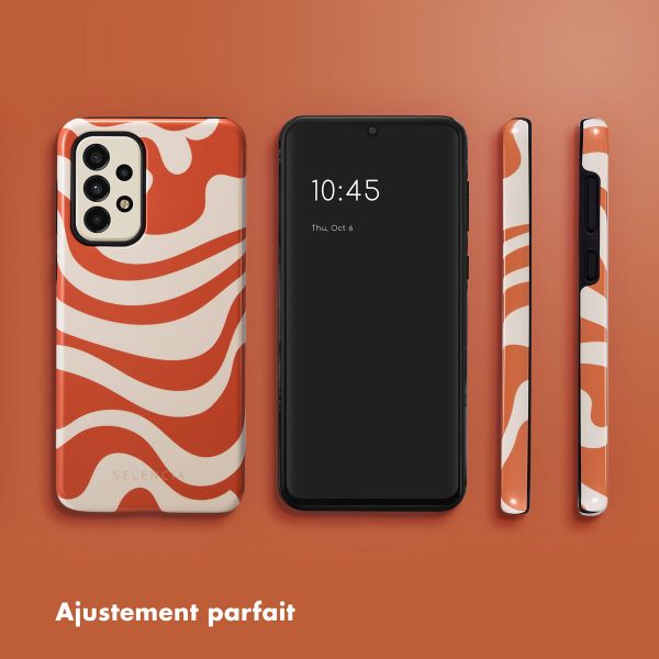 Selencia Coque arrière Vivid Samsung Galaxy A33 - Dream Swirl Orange