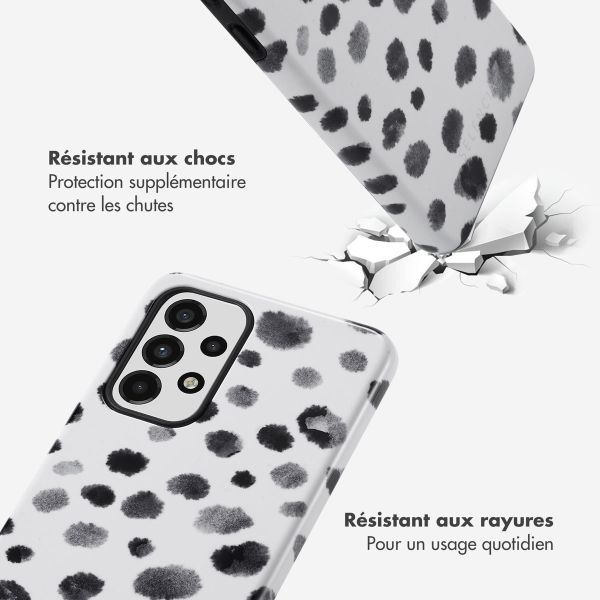 Selencia Coque arrière Vivid Samsung Galaxy A33 - Trendy Leopard