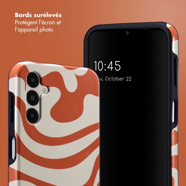 Selencia Coque arrière Vivid Samsung Galaxy A14 (5G/4G) - Dream Swirl Orange