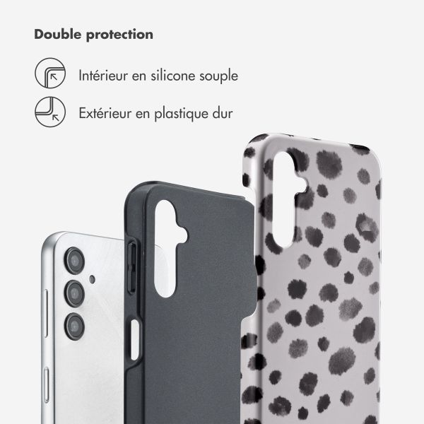 Selencia Coque arrière Vivid Samsung Galaxy A14 (5G/4G) - Trendy Leopard