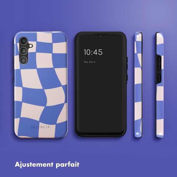 Selencia Coque arrière Vivid Samsung Galaxy A34 (5G) - Groovy Sapphire Blue