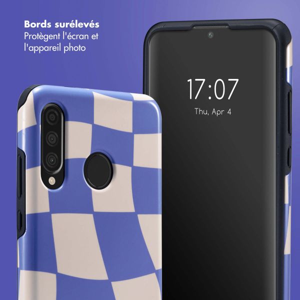 Selencia Coque arrière Vivid Huawei P30 Lite - Groovy Sapphire Blue