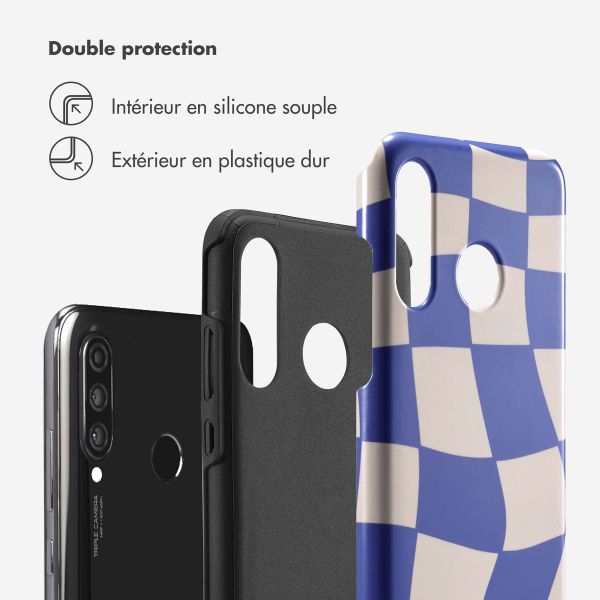 Selencia Coque arrière Vivid Huawei P30 Lite - Groovy Sapphire Blue