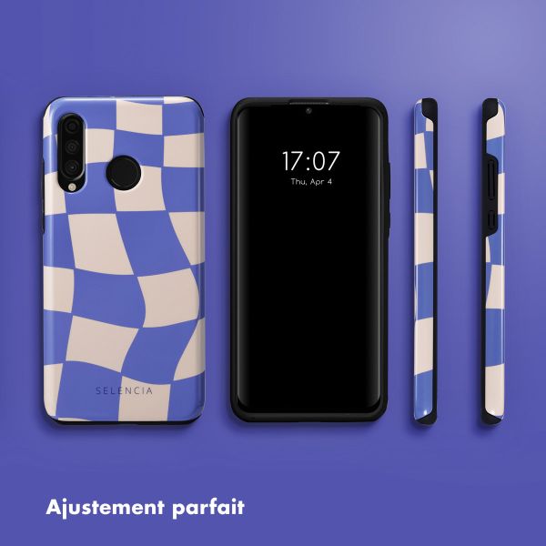 Selencia Coque arrière Vivid Huawei P30 Lite - Groovy Sapphire Blue