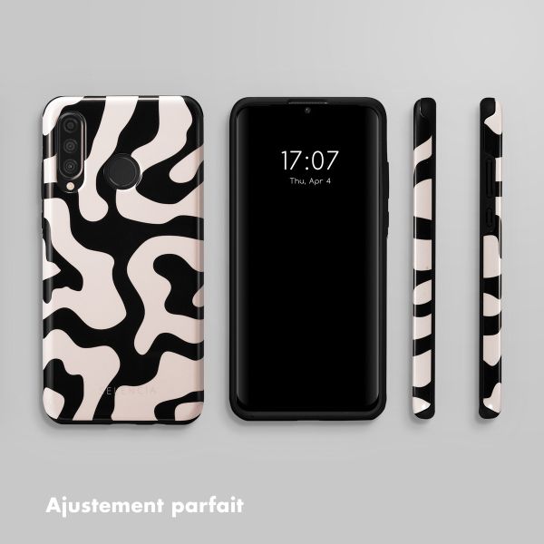 Selencia Coque arrière Vivid Huawei P30 Lite - Art Wave Black