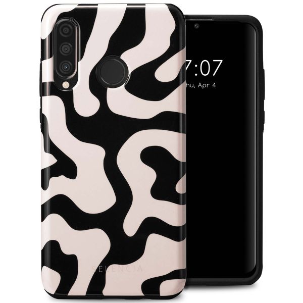 Selencia Coque arrière Vivid Huawei P30 Lite - Art Wave Black