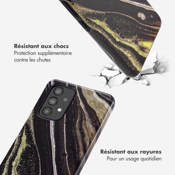 Selencia Coque arrière Vivid Samsung Galaxy A53 - Chic Marble