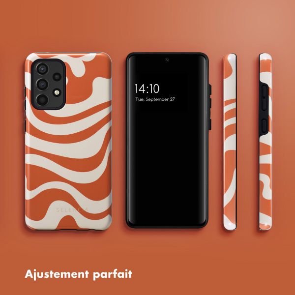 Selencia Coque arrière Vivid Samsung Galaxy A52(s) (5G/4G) - Dream Swirl Orange