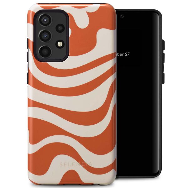 Selencia Coque arrière Vivid Samsung Galaxy A52(s) (5G/4G) - Dream Swirl Orange