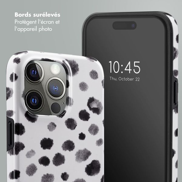 Selencia Coque arrière Vivid iPhone 15 Pro Max  - Trendy Leopard