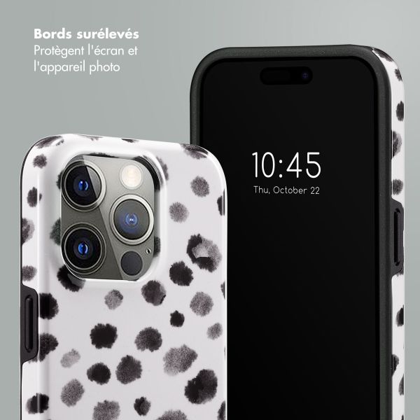 Selencia Coque arrière Vivid iPhone 15 Pro - Trendy Leopard