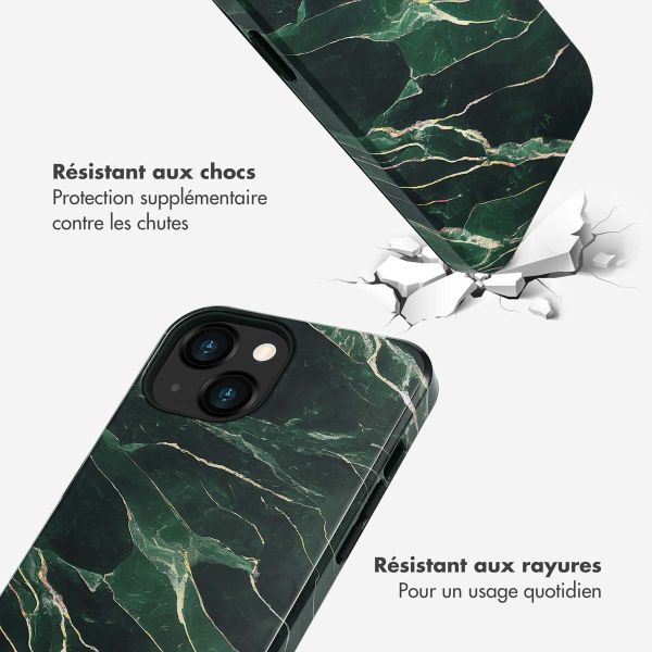 Selencia Coque arrière Vivid iPhone 13 - Chic Marble Quartz