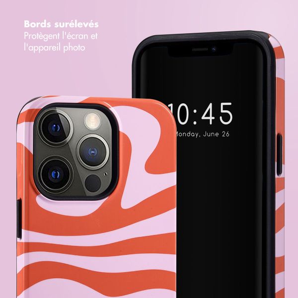Selencia Coque arrière Vivid iPhone 13 Pro - Dream Swirl Pink