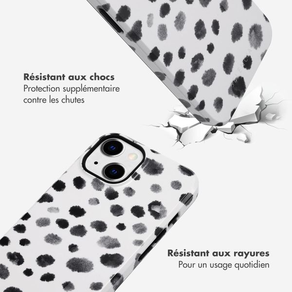 Selencia Coque arrière Vivid iPhone 14  - Trendy Leopard